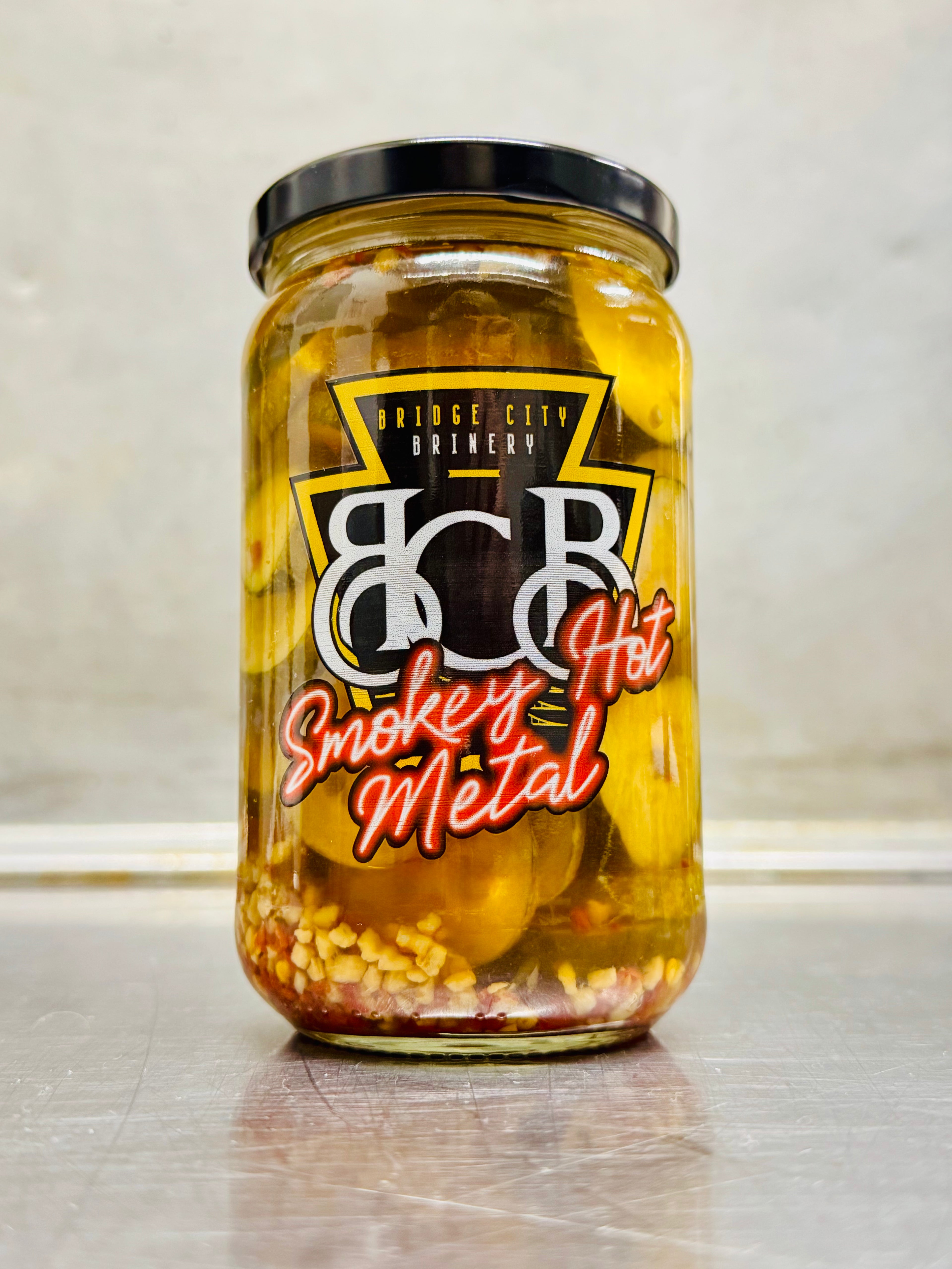 Smokey Hot Metal Pickles