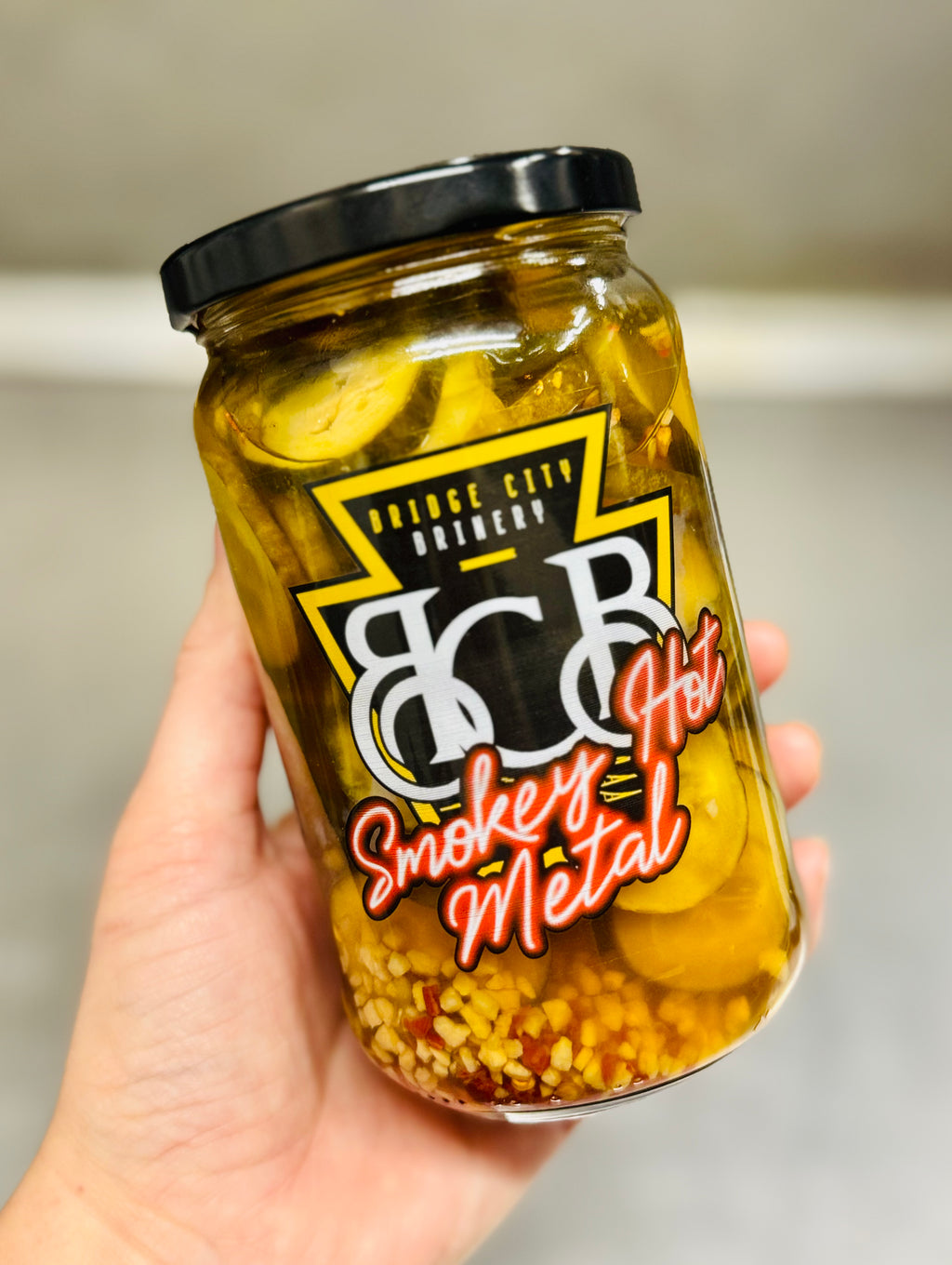 Smokey Hot Metal Pickles